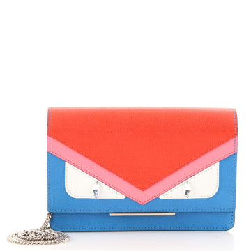Fendi Monster Wallet on Chain Leather