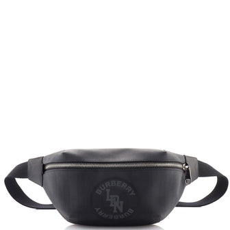 Burberry Logo Sonny Belt Bag London Check Coated Canvas