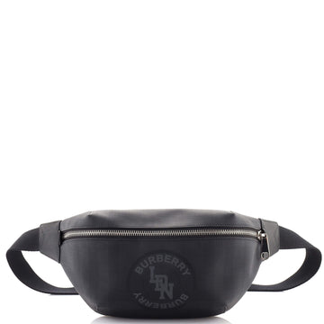 Burberry Logo Sonny Belt Bag London Check Coated Canvas