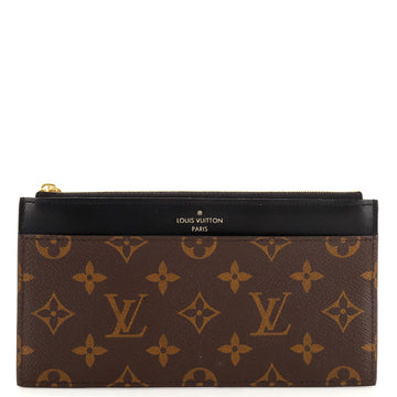 Louis Vuitton Slim Purse Monogram Canvas
