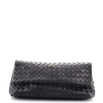 Bottega Veneta Compartment Flap Clutch Intrecciato Nappa Medium