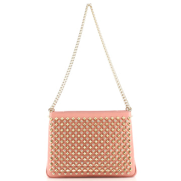 Christian Louboutin Triloubi Chain Bag Spiked Leather Large