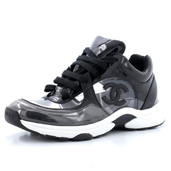 Chanel Women's CC Low-Top Sneakers Patent and PVC