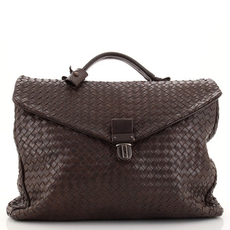Bottega Veneta Envelope Briefcase Intrecciato Nappa Large