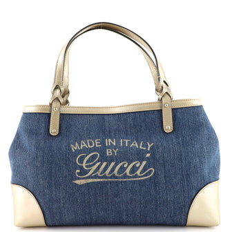 Gucci Craft Tote Denim Medium