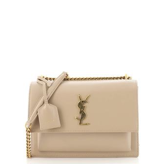Saint Laurent Sunset Crossbody Bag Leather Medium
