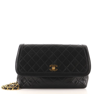 Chanel Vintage Flap Bag Quilted Lambskin Medium