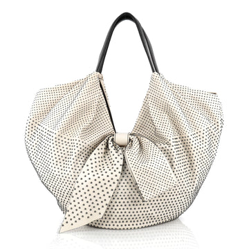 Valentino 360 Bow Hobo Studded Leather Large