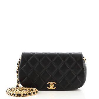 Chanel Coco Mail Clutch with Chain Quilted Calfskin