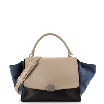 Celine Tricolor Trapeze Bag Leather Medium