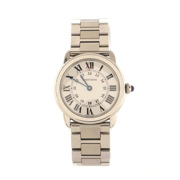Cartier Ronde Solo de Cartier Quartz Watch Stainless Steel 29