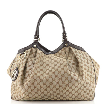 Gucci Sukey Tote GG Canvas Large