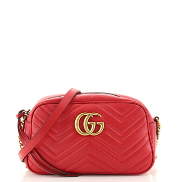 Gucci GG Marmont Shoulder Bag Matelasse Leather Small