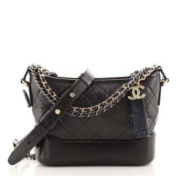 Chanel Gabrielle Hobo Quilted Aged Calfskin Small
