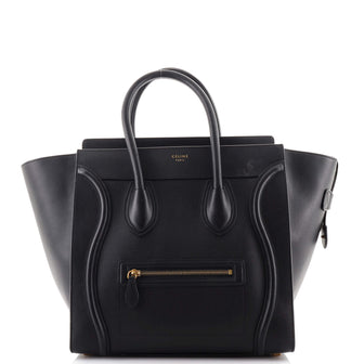 Celine Luggage Bag Smooth Leather Mini