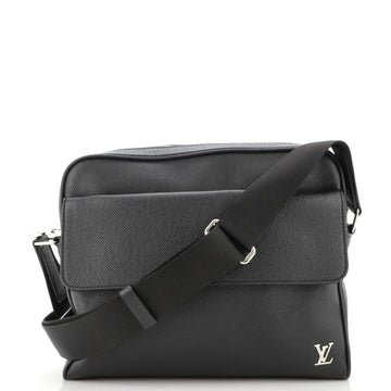 Louis Vuitton Alex Messenger Bag Taiga Leather PM