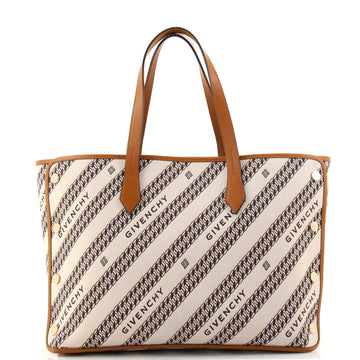 Givenchy Bond Shopper Tote Logo Jacquard Canvas Medium