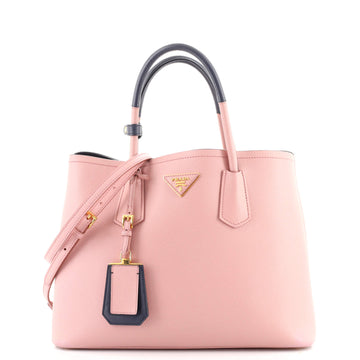 Prada Cuir Double Tote Saffiano Leather Medium