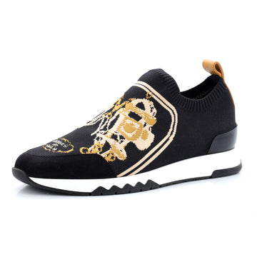 Hermes Women's Bow Sneakers Knit Fabric