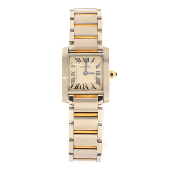 Cartier Tank Francaise Quartz Watch Stainless Steel and Yellow Gold 20