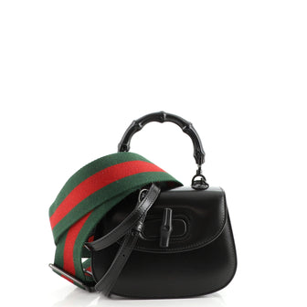 Gucci Bamboo 1947 Top Handle Bag Leather Mini