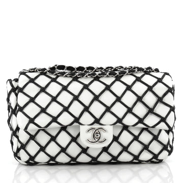 Chanel Canebiers Flap Bag Calfskin Jumbo