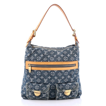 Louis Vuitton Baggy Handbag Denim GM