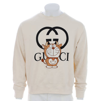 Gucci Men's Doraemon Crewneck Sweatshirt Cotton