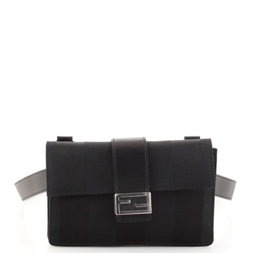 Fendi Baguette Convertible Pouch Pequin Nylon