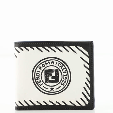 Fendi Bifold Flat Wallet Joshua Vides Printed Leather Compact