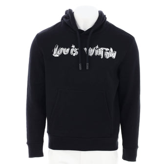Louis Vuitton Men's Graphic Hooded Sweatshirt Cotton
