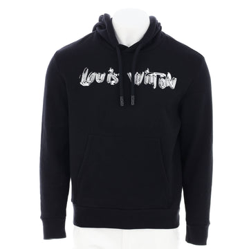 Louis Vuitton Men's Graphic Hooded Sweatshirt Cotton