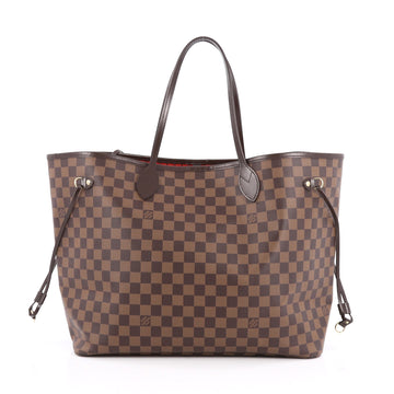 Louis Vuitton Neverfull NM Tote Damier GM Brown