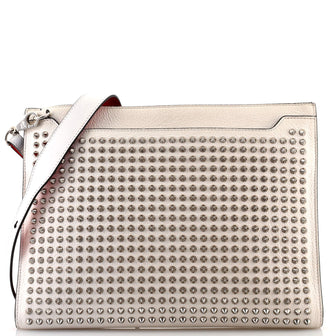 Christian Louboutin Skypouch Crossbody Spiked Leather