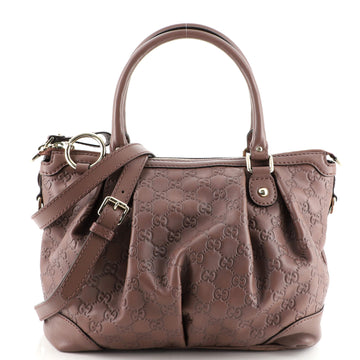 Gucci Sukey Top Handle Satchel Guccissima Leather Medium