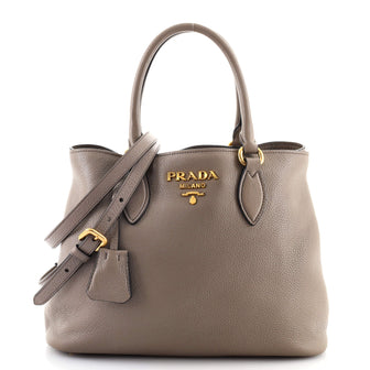 Prada Convertible Tote Vitello Daino Medium