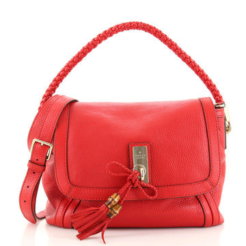 Gucci Bella Flap Shoulder Bag Leather Medium