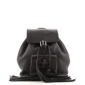 Gucci Bamboo Tassel Backpack Leather Mini