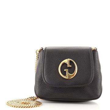 Gucci 1973 Chain Shoulder Bag Leather Small