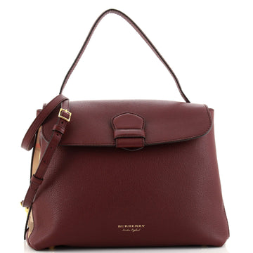 Burberry Camberley Top Handle Bag Leather Medium