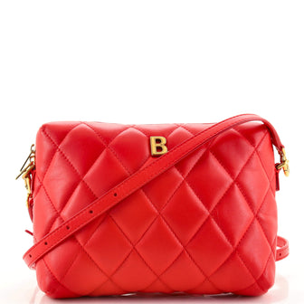 Balenciaga Touch B. Camera Bag Quilted Leather