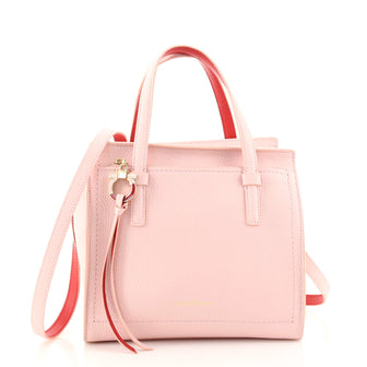Salvatore Ferragamo Amy Tote Pebbled Leather Small