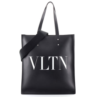 Valentino VLTN Rockstud Shopping Tote Printed Leather Tall