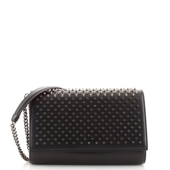 Christian Louboutin Paloma Clutch Spiked Leather