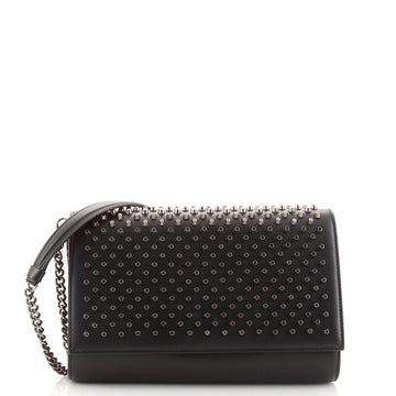 Christian Louboutin Paloma Clutch Spiked Leather