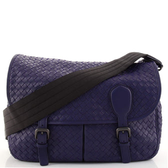 Bottega Veneta Gardena Messenger Bag Intrecciato Nappa Medium