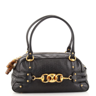 Gucci Wave Boston Bag Guccissima Leather Small