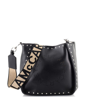 Stella McCartney Alter Crossbody Bag Studded Faux Leather Small