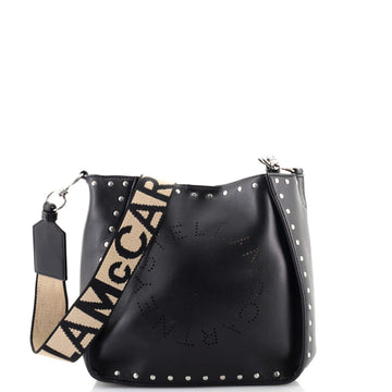 Stella McCartney Alter Crossbody Bag Studded Faux Leather Small