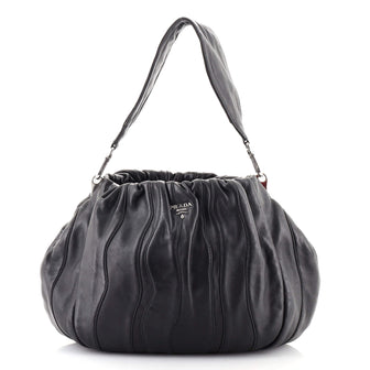 Prada Waves Hobo Leather Large